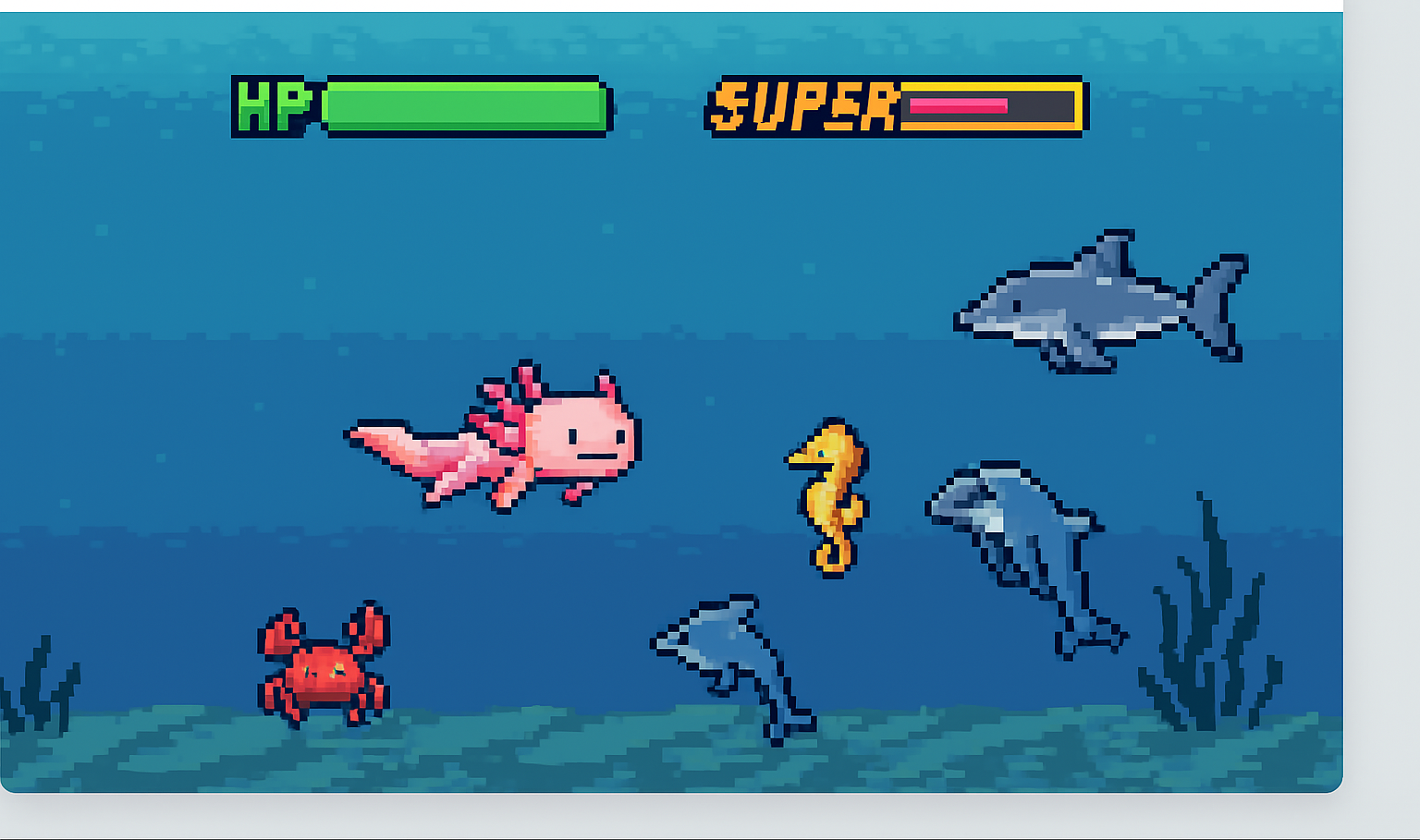 Aperçu jeu Axolotl Fever